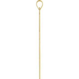 18K Yellow 39 x 25 mm Cross Pendant
