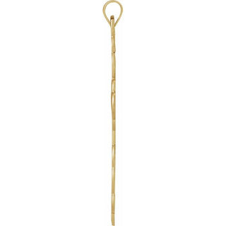 14K Yellow 40x26 mm Orthodox Cross Pendant