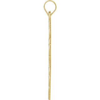 14K Yellow 26x17 mm Orthodox Cross Pendant