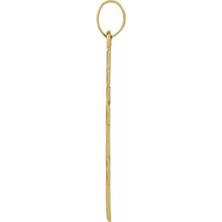 14K Yellow 26x15 mm Orthodox Cross Pendant