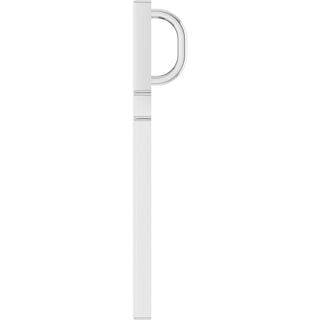 14K White 33x20.9 mm Cross Pendant