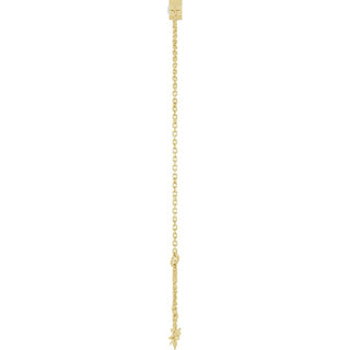 14K Yellow Natural Diamond 6 1/2-7 1/2" Bracelet
