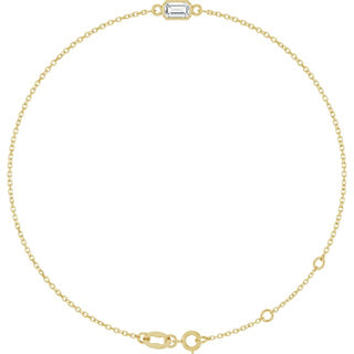 14K Yellow Natural Diamond 6 1/2-7 1/2" Bracelet