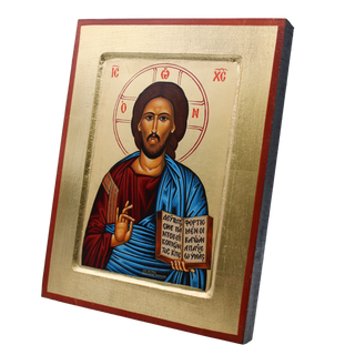 Christ the Teacher - Pantocrator Hand Painted on Canvas