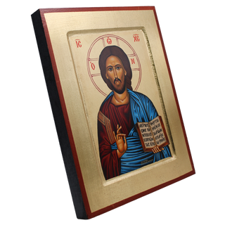 Christ the Teacher - Pantocrator Hand Painted on Canvas