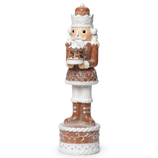 16.5-Inch Nutcracker Gingerbread W/ Carousel Figure