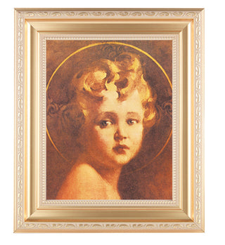 Chambers,Light Of World, 8X10 Satin Gold Frame 10.25X12.25