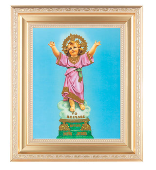 Divino Nino In Satin Gold Frame 10.25X12.25" 8X10 Print