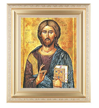 Christ Teacher In Satin Gold Frame 10.25X12.25" 8X10 Print