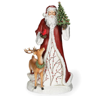 18-Inch Berry Color Santa Figure