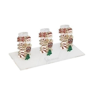 36-Piece Set Crystal Charm Rings With Display - Stretch