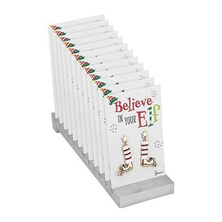 18-Piece Set Elf Earrings With Display