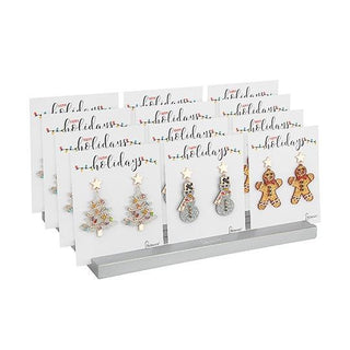 18-Piece Set Fancy Acrylic Earring With Display
