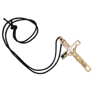 Gold Tone Crucifix with Gold Tone Corpus