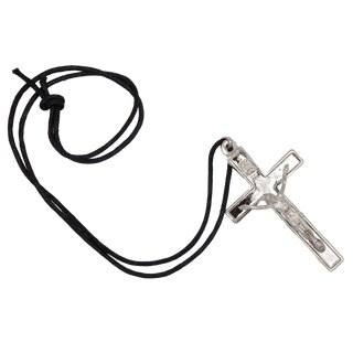 Silver Tone Crucifix with Silver Tone Corpus