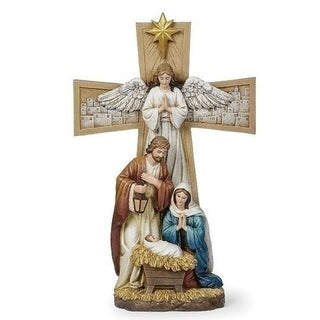 12-Inch Holy Family By Cross