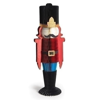 39-Inch Nutcracker Figure Floor Decor Honeycomb