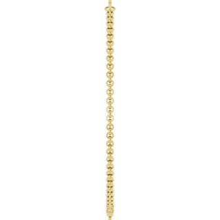 14K Yellow Engravable Link 7" Bracelet