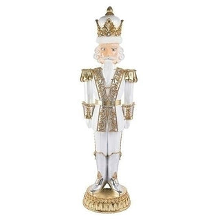 75''H Nutcracker Figure White And Gold