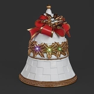 13-Inchighted Bell Decor Red/Gold