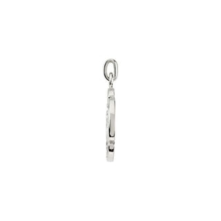 14K White 39x27 mm Maltese Cross