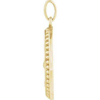 14K Yellow .04 CTW Natural Diamond Holy Spirit Dove Pendant