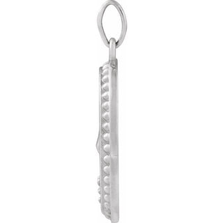Sterling Silver .04 CTW Natural Diamond Holy Spirit Dove Pendant