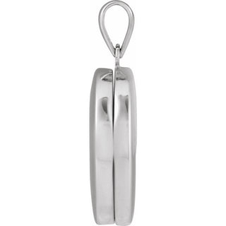 Sterling Silver 1/10 CTW Lab-Grown Diamond Locket Pendant