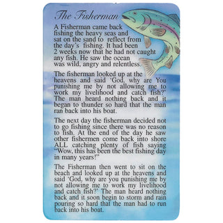 Bulk Fisherman Prayer Card