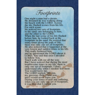 Bulk Footprints Prayer Cards