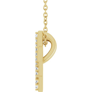 14K Yellow 1/6 CTW Natural Diamond Star of David 16-18" Necklace