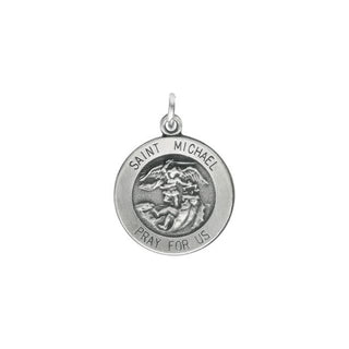 Sterling Silver 14.5 MM Saint Michael Medal