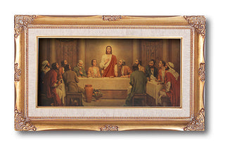Chambers Last Supper 14X24 Gold Leaf Frame