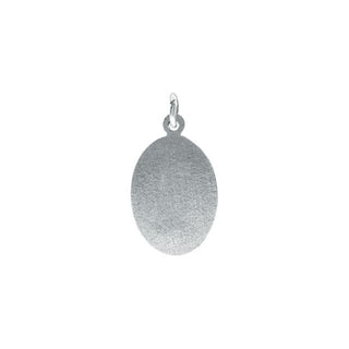 Sterling Silver 15x11 mm Oval St. Christopher Medal