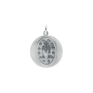 Sterling Silver 12 mm Miraculous Medal  