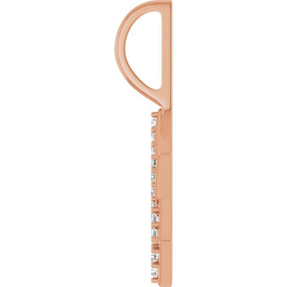 14K Rose 1/6 CTW Natural Diamond Star of David Pendant