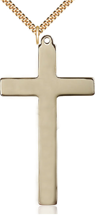 14kt Gold Filled Choir Cross Medal Catholic Jewelry
