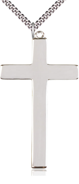Sterling Silver Choir Cross Medal Catholic Jewelry