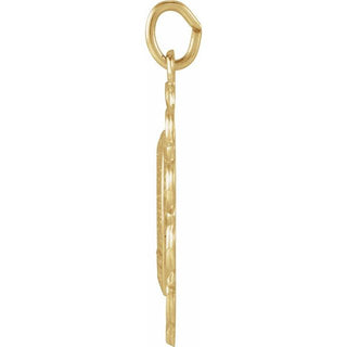 14K Yellow Oval Miraculous Medal