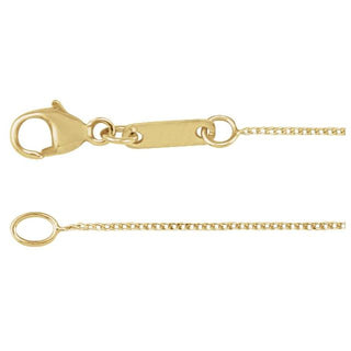8 Mm Diamond Cut Curb Chain