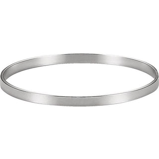 Sterling Silver 4.8 mm Bangle 6 1/2" Bracelet