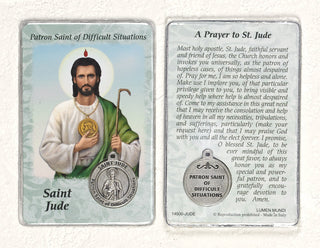 Healing Saint - St Jude Card with Medal - Pack of 25