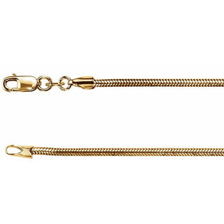 1 mm Round Snake Chain 