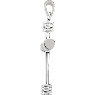 Sterling Silver 33.75x23.25 Cross Pendant 