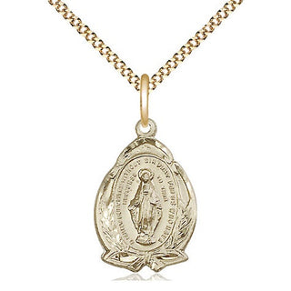 14kt Gold Filled Miraculous Medal Religious Jewelry