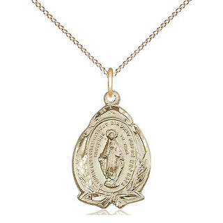14kt Gold Filled Miraculous Medal Religious Jewelry