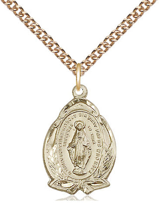 14kt Gold Filled Miraculous Medal Religious Jewelry