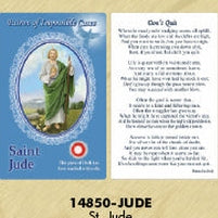 25-Pack - Healing Saints Relic Cards - Saint Jude, Patron Saint of Impossible Cases