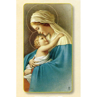 100-Pack - Madonna And Child Holy Card