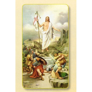 Easter Holy Card Of The Resurrection - 100-Pack